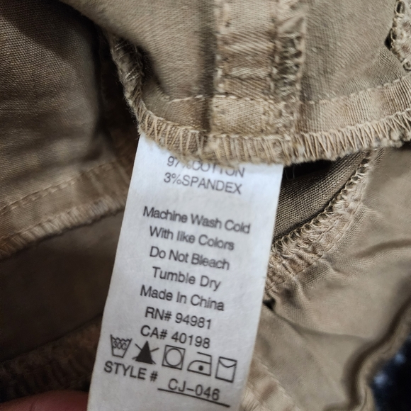 Vintage Womens Forever 21 Brown Jean Jacket with Ruffle Bottom Size Small - Picture 4 of 7